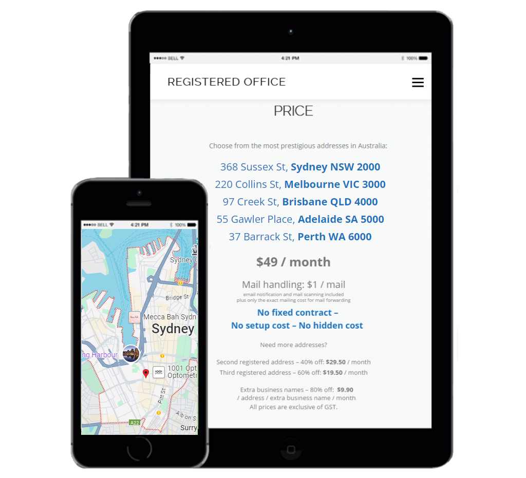 Registered Address Brisbane